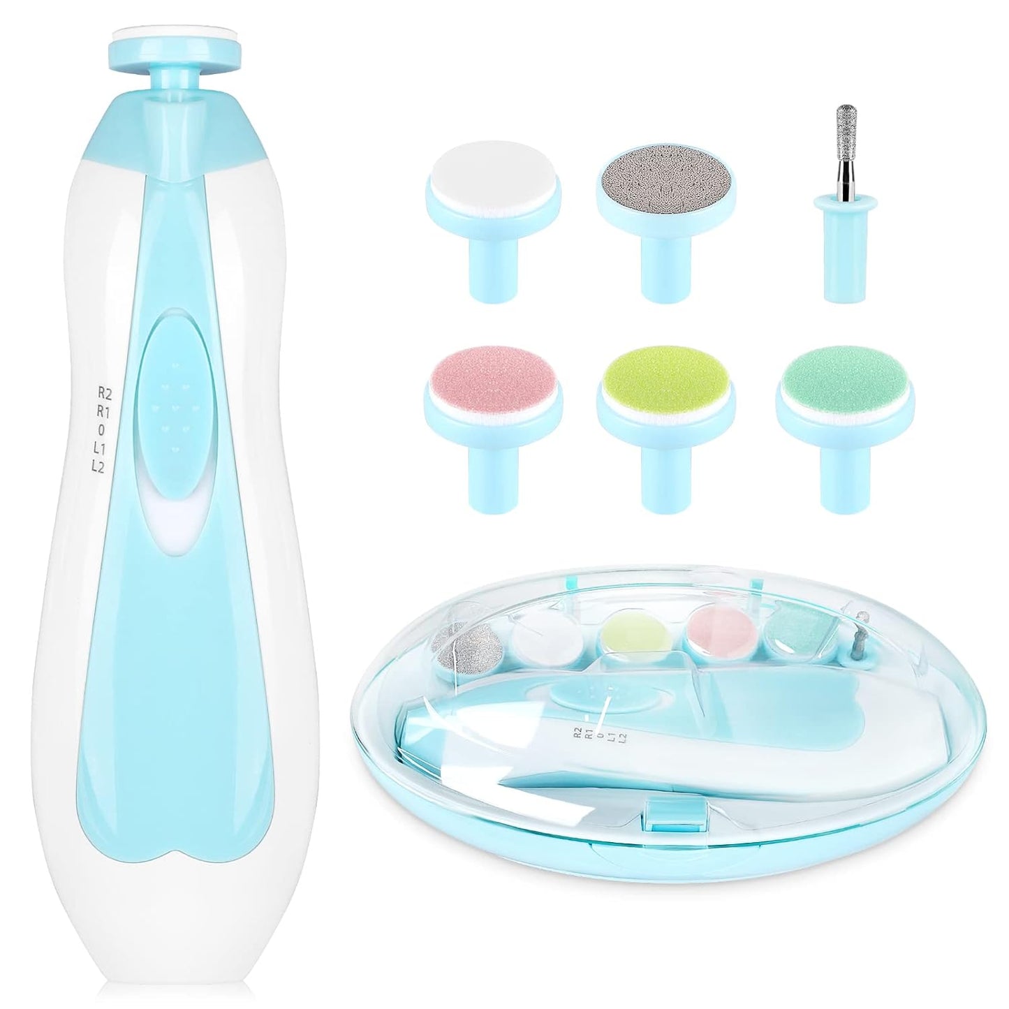 💡 Lima de Uñas Eléctrica 6 en 1 para Bebés 🍼 👶