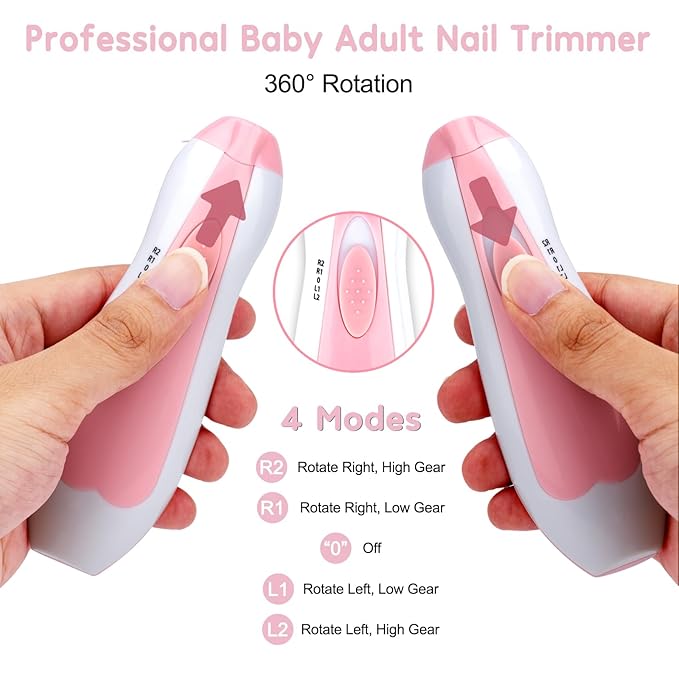 💡 Lima de Uñas Eléctrica 6 en 1 para Bebés 🍼 👶