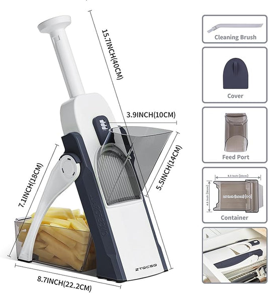 🥕🔪 Cortador de Alimentos Multifuncional 🍽️✨